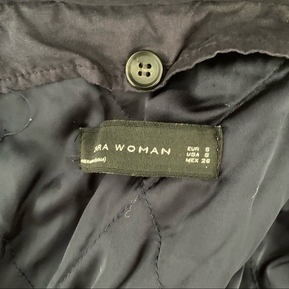 ZARA Women's Small Blue Windbreaker Jacket - Picture 11 of 13